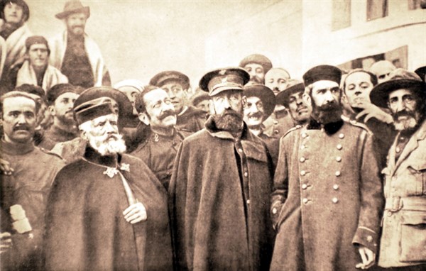 Rif War. Liberation of Spanish officers made prisoners by the natives (1923)