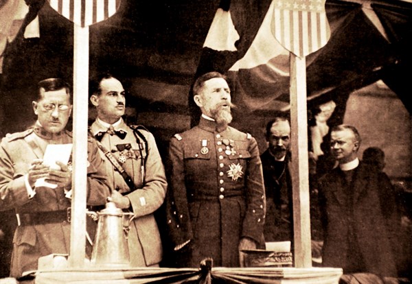 Voyage du général Gouraud aux Etats-Unis (1923)