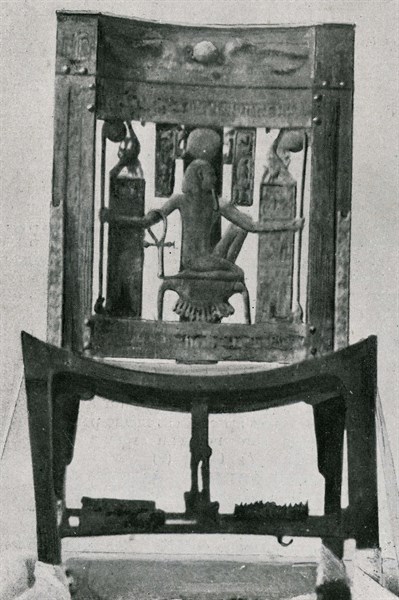 Trésor de Toutankhamon, Chaise