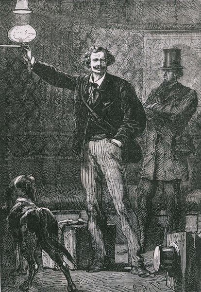 Jules Verne, 'Around the moon', illustration