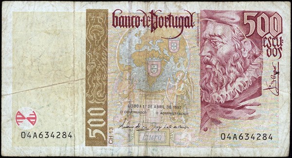 500 Escudos banknote