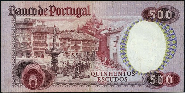 500 Escudos banknote