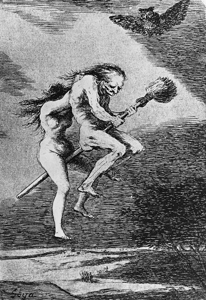 Goya, Two witches fly to Blocksberg