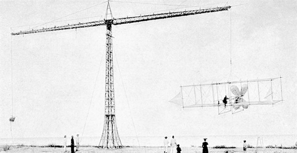 Tests on a biplane / Ferdinand Ferber