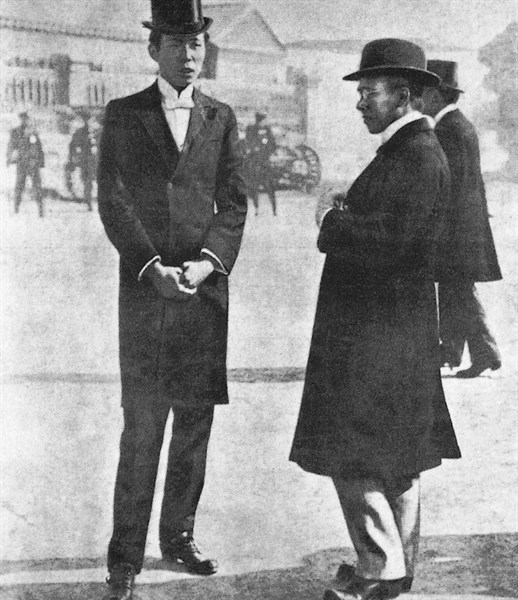 China ; Chinese in western dress