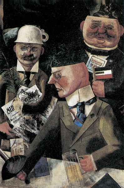 Grosz, Pillars of Society (detail)