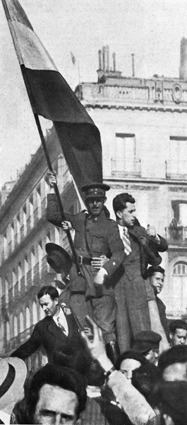 Spain / Vote against the king Alphons XIII