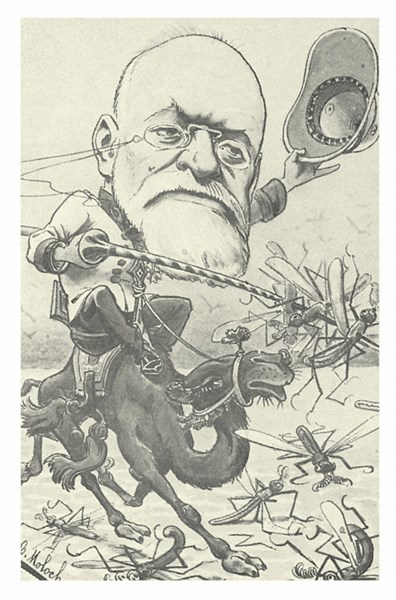 Caricature de Charles Louis Alphonse Laveran