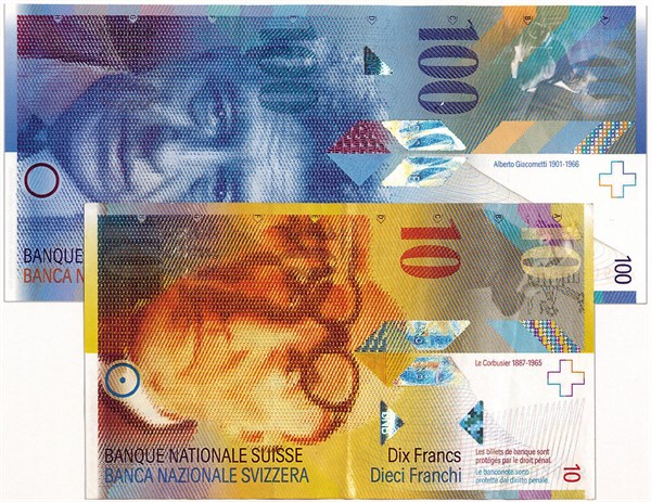 Swiss banknotes