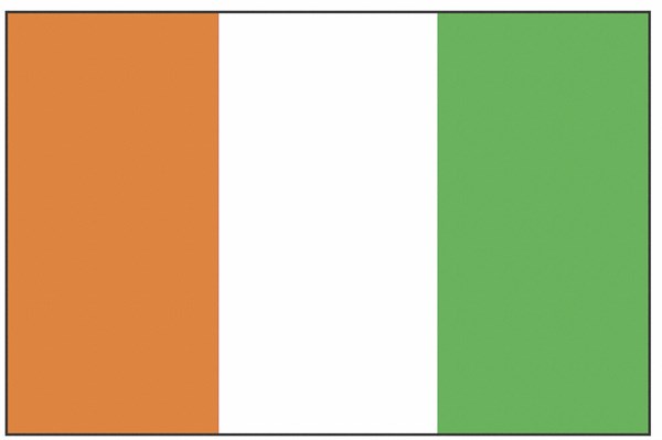Drapeau de la Côte d' Ivoire