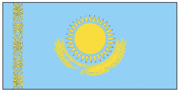 Flag of Kazakhstan