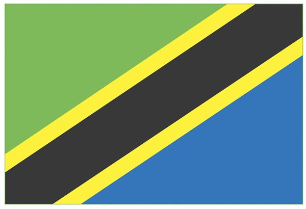 Drapeau de la Tanzanie