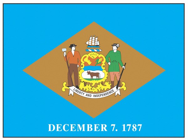 Delaware state flag