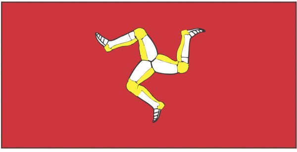 Drapeau de Man (anciennement île de Man)