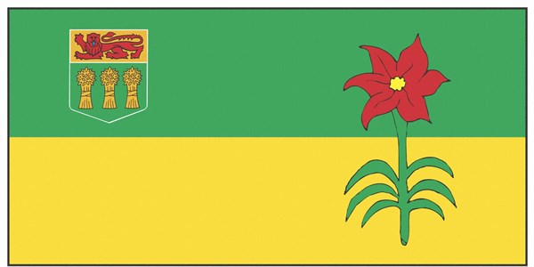 Drapeau de la province du Saskatchewan