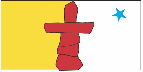 Drapeau de la province de Nunavut