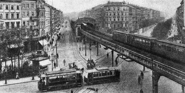 Berlin, public transportation at Kottbusser Tor