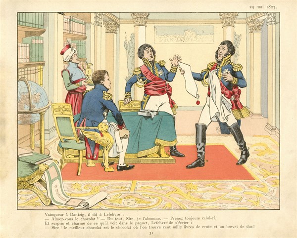 A book for children: Danzig surrender given to Maréchal François Joseph Lefebvre
