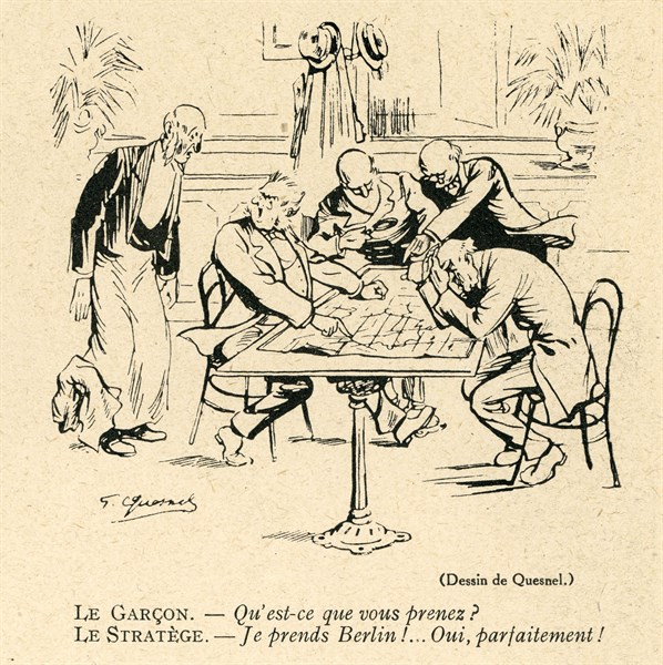 Drawing on published in La Baïonnette in 1916