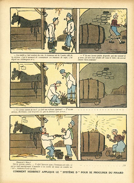Drawing on published in La Baïonnette in 1916