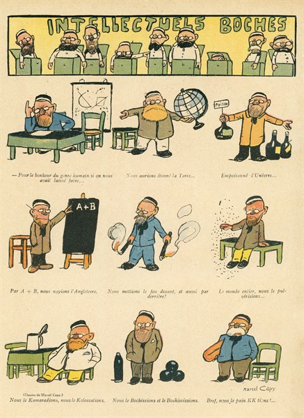Drawing on published in La Baïonnette in 1916