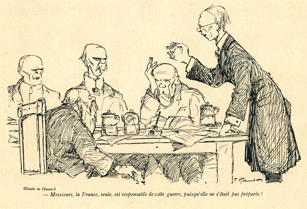 Drawing on published in La Baïonnette in 1916