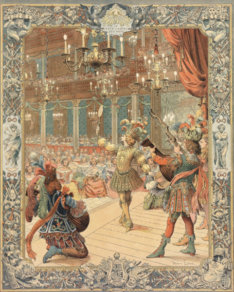 Louis XIV sur la scène du Petit-Bourbon