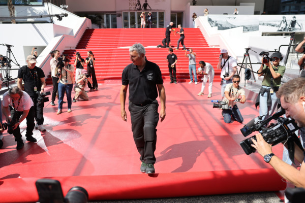 Festival de Cannes 2026, installation du tapis rouge