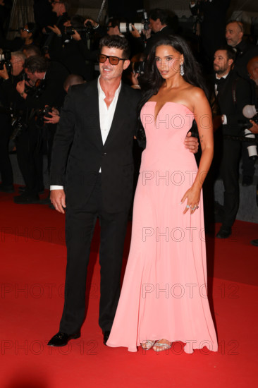 Robin Thicke and April Love Geary