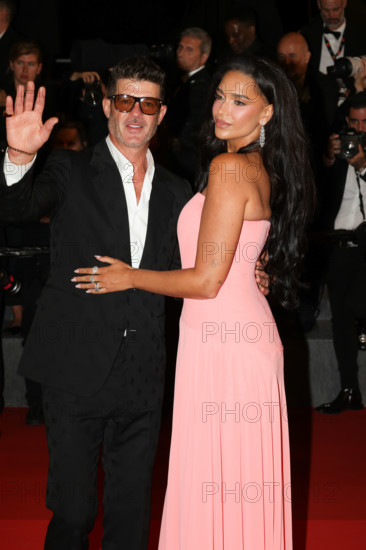 Robin Thicke and April Love Geary