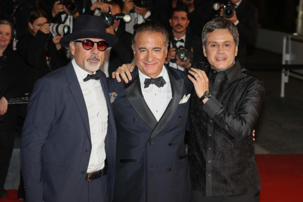 Paul Soriano, Andy García, and Jai Stefan