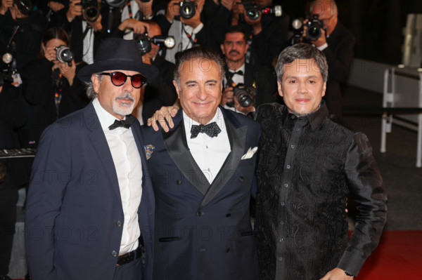 Paul Soriano, Andy García, and Jai Stefan