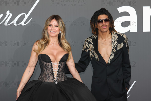 Heidi Klum and her son Henry Samuel