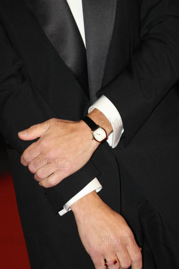 Rami Malek (in Zegna, Cartier watch) attending the red carpet for the film 'The Man I Love' during