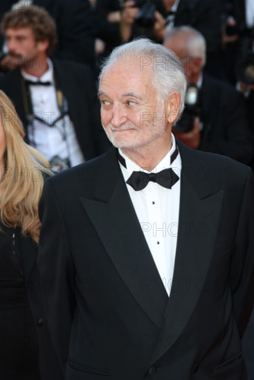 French writer Jacques Attali at Histoires De La Nuit (The Birthday Party) Red Carpet during Cannes