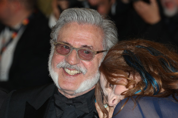 Daniel Auteuil and Agnès Jaoui attends the "Histoires De La Nuit" (The Birthday Party) screening