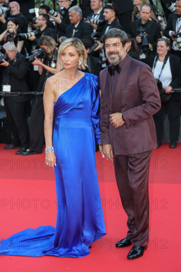 Italian actress Anna Ferzetti (in Valentino) and italian actor Pierfrancesco Favino at Closing