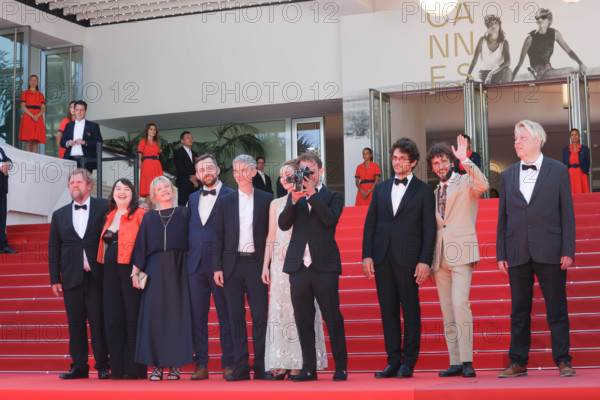 L'équipe du film "Notre Salut"