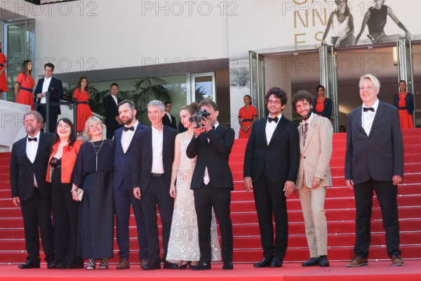 L'équipe du film "Notre Salut"