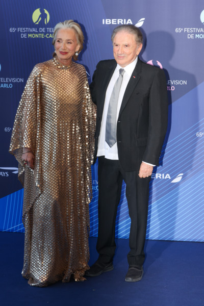 Kristin Scott Thomas et Michel Drucker