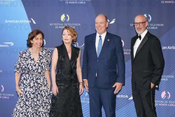 Susanne Daniels, Lesley Manville, Prince Albert II of Monaco and Joshua Seftel