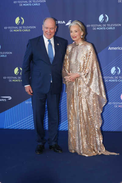 Prince Albert II of Monaco and Kristin Scott Thomas