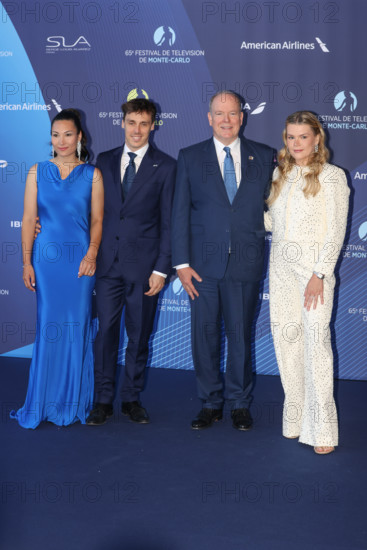 Marie Ducruet, Louis Ducruet, Prince Albert II of Monaco and Camille Gottlieb