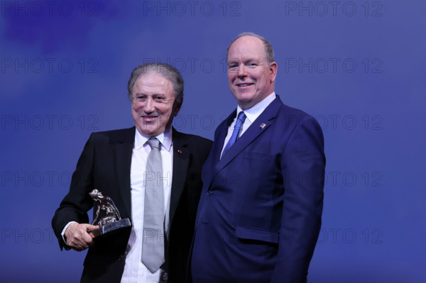 Michel Drucker and Prince Albert II of Monaco