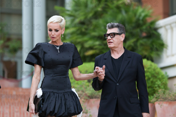 Adriana Karembeu and Marc Lavoine