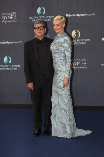 Marc Lavoine and Adriana Karembeu
