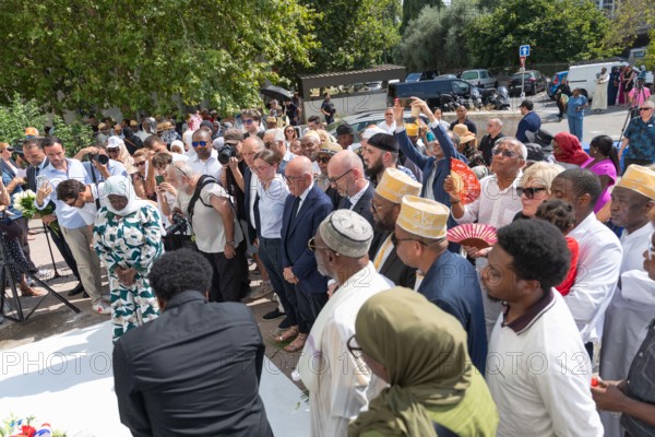Ceremony to honour the victims of the fire of Nice (18 July 2024)