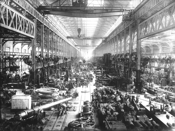 Fabrication de canons dans une usine américaine