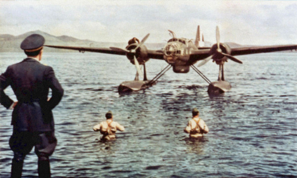 Hydravion italien Fiat RS.14, IIème Guerre mondiale.