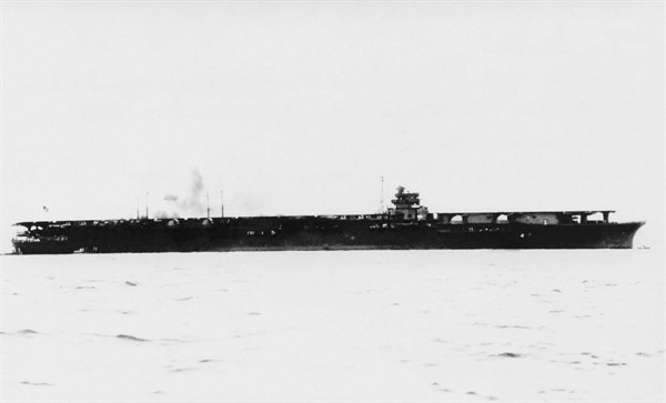 Japanese aircraft carrier "Zuikaku", 1941-42.
